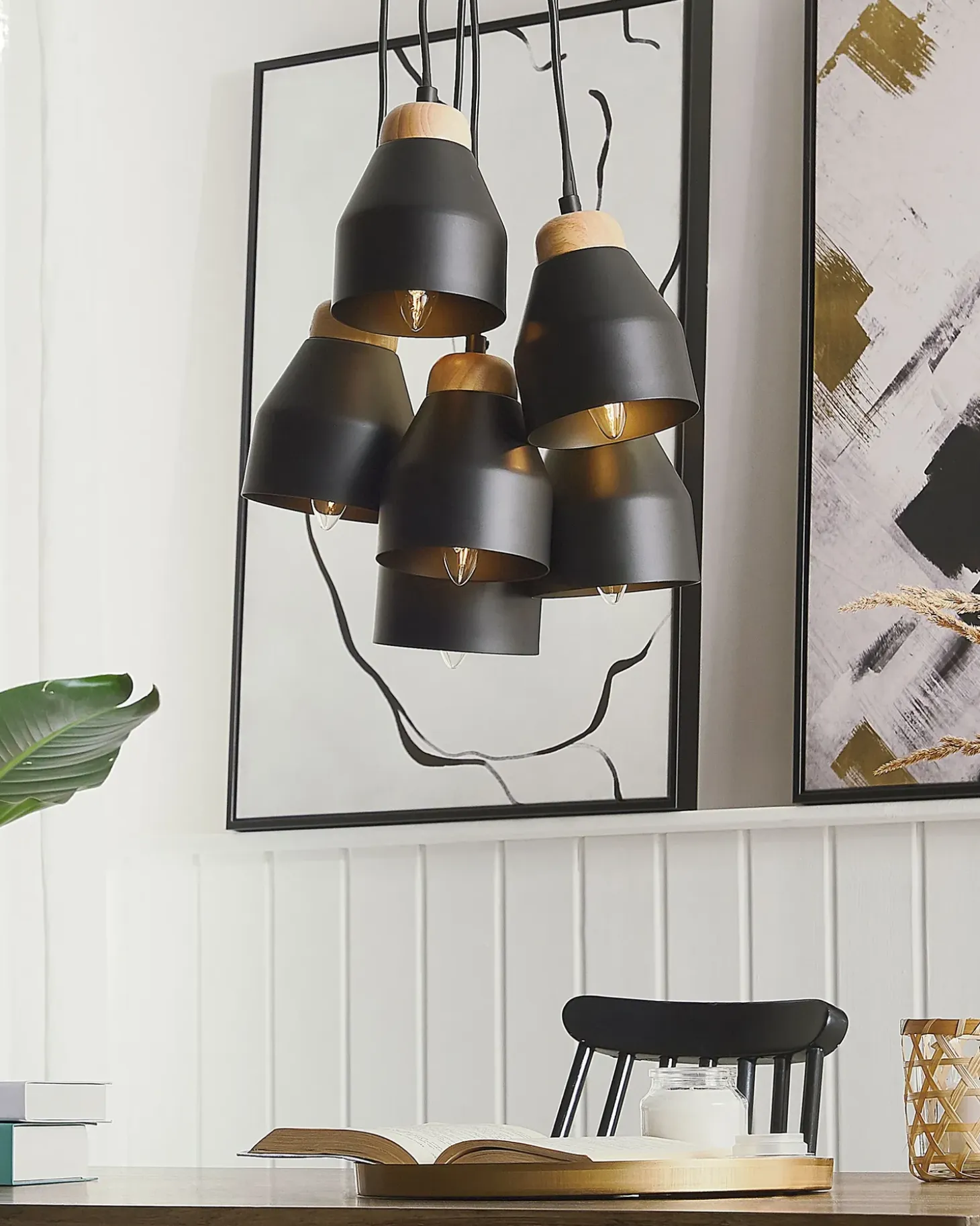 Loftlampe CESTOS Metal Sort