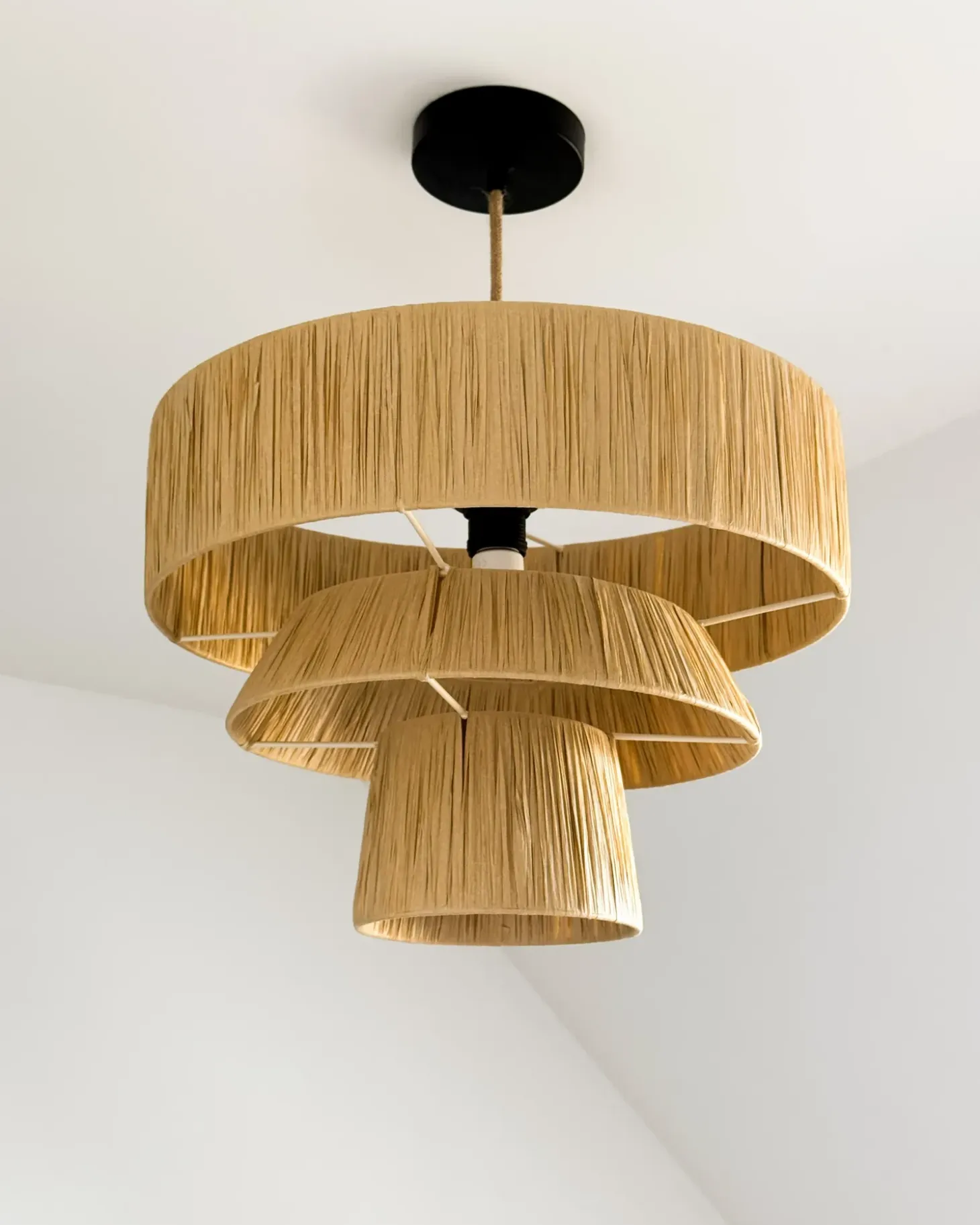 Loftlampe CHAMBO Papir Naturlig