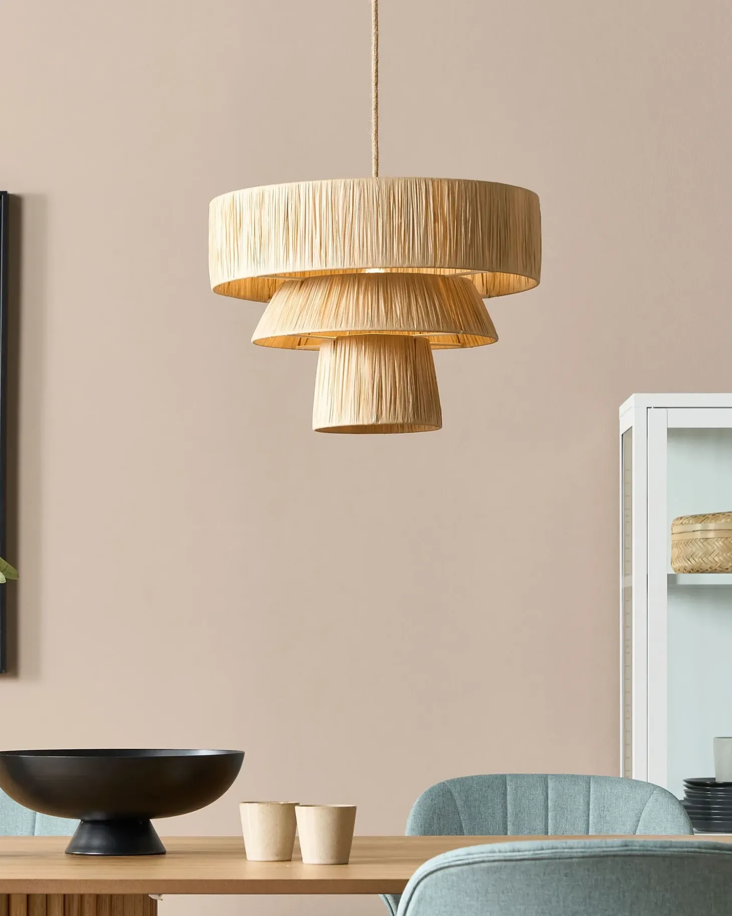 Loftlampe CHAMBO Papir Naturlig