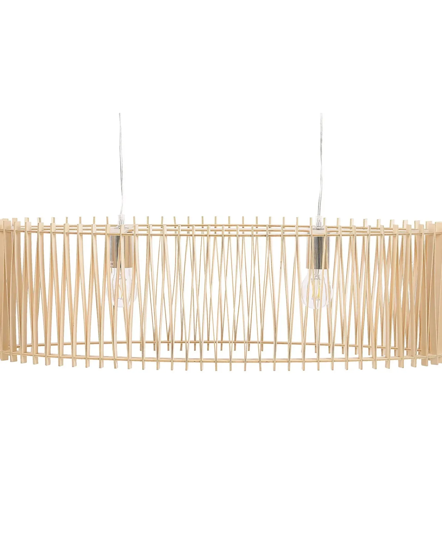 Loftlampe CHARI Lysebrun