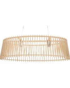 Loftlampe CHARI Lysebrun