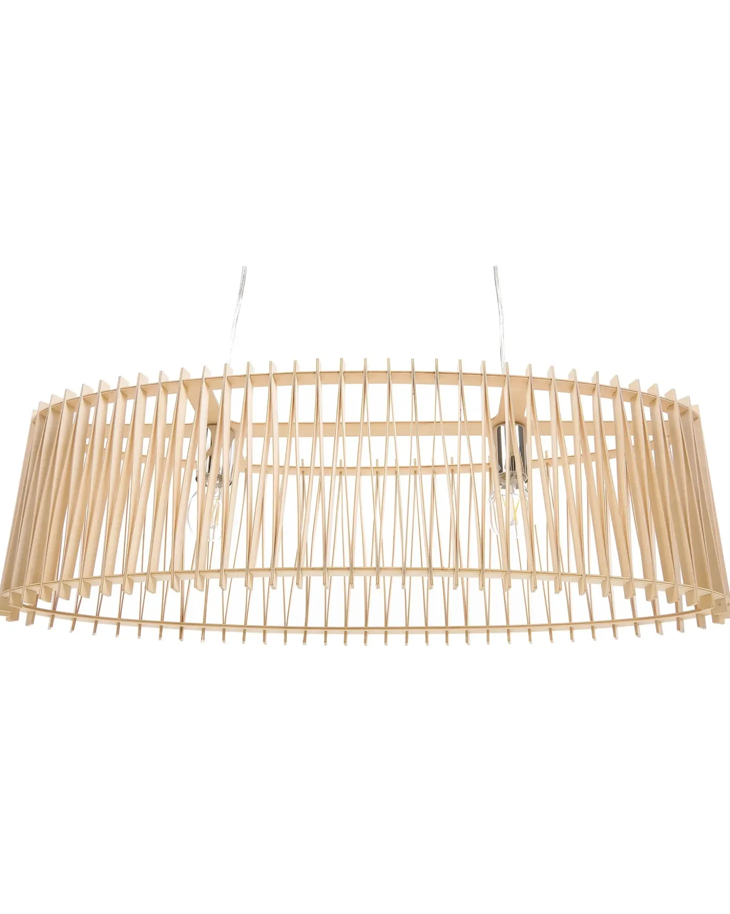Loftlampe CHARI Lysebrun