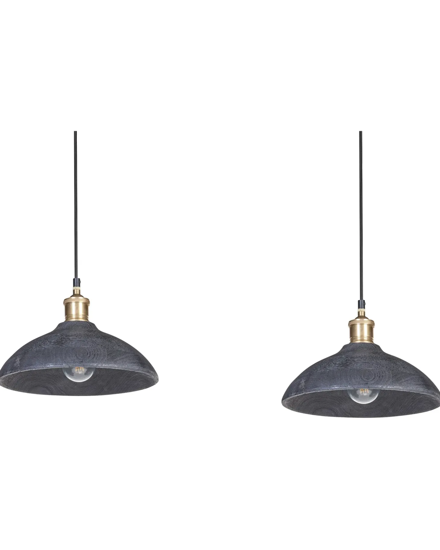 Loftlampe CHEYYAR Mangotræ Sort
