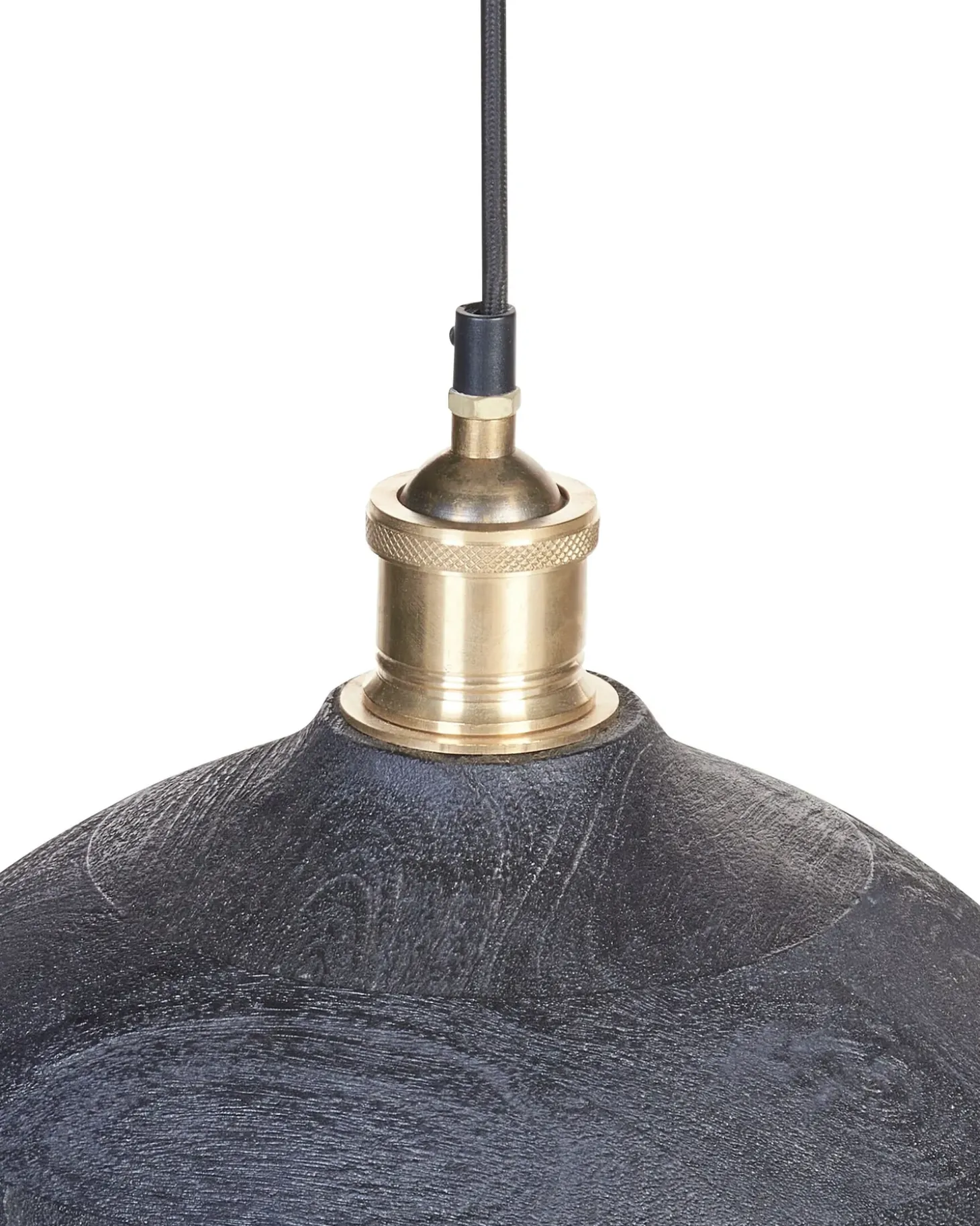 Loftlampe CHEYYAR Mangotræ Sort