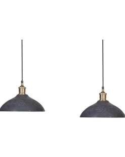 Loftlampe CHEYYAR Mangotræ Sort
