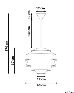 Loftlampe CONGO Hvid
