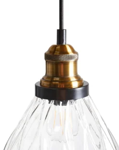 Loftlampe COOSA Glas Transparent