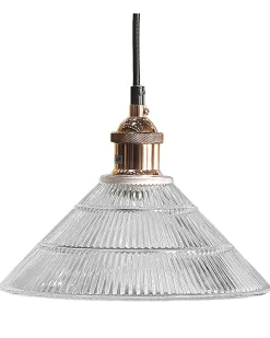 Loftlampe CURONE Glas Kobber