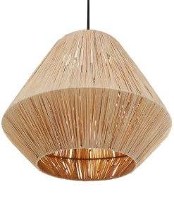 Loftlampe DAMIT Flet Naturlig