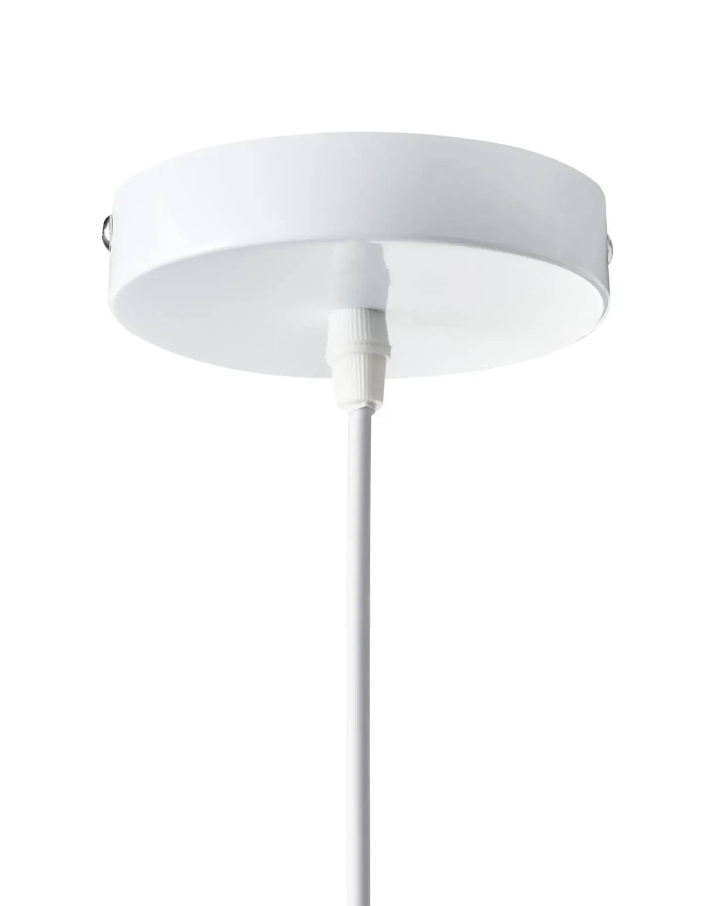 Loftlampe DEBONS Kunstsilke Hvid