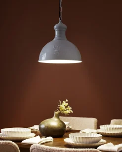 Loftlampe DIDESSA Metal Cremehvid