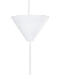 Loftlampe DRAVA Fjer Hvid