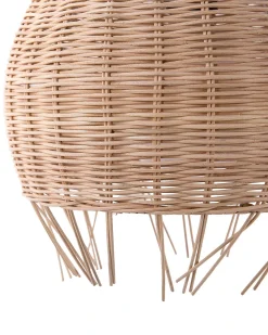 Loftlampe DRINO Rattan Lysebrun