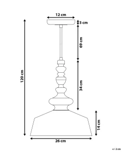 Loftlampe DRIVA Metal Hvid