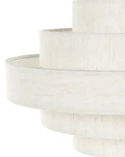 Loftlampe EREBATO Hør Cremehvid