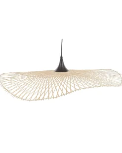 Loftlampe FLOYD Bambus Lysebrun