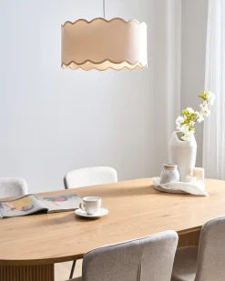 Loftlampe GAIREZI Metal Hvid/beige