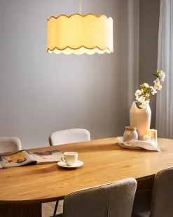 Loftlampe GAIREZI Metal Hvid/beige
