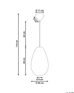 Loftlampe GERA Hvid