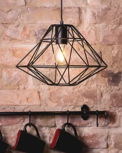 Loftlampe GUAM Metal Sort