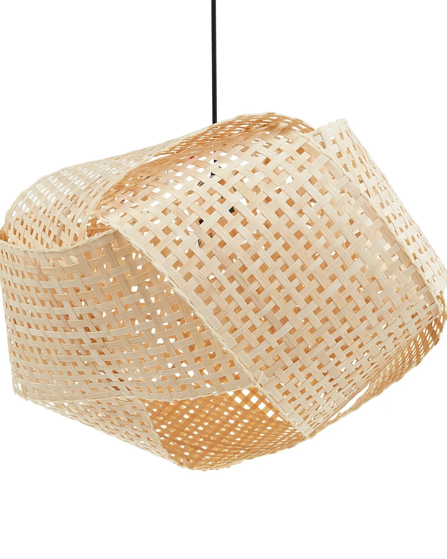 Loftlampe HALIL Bambus Beige