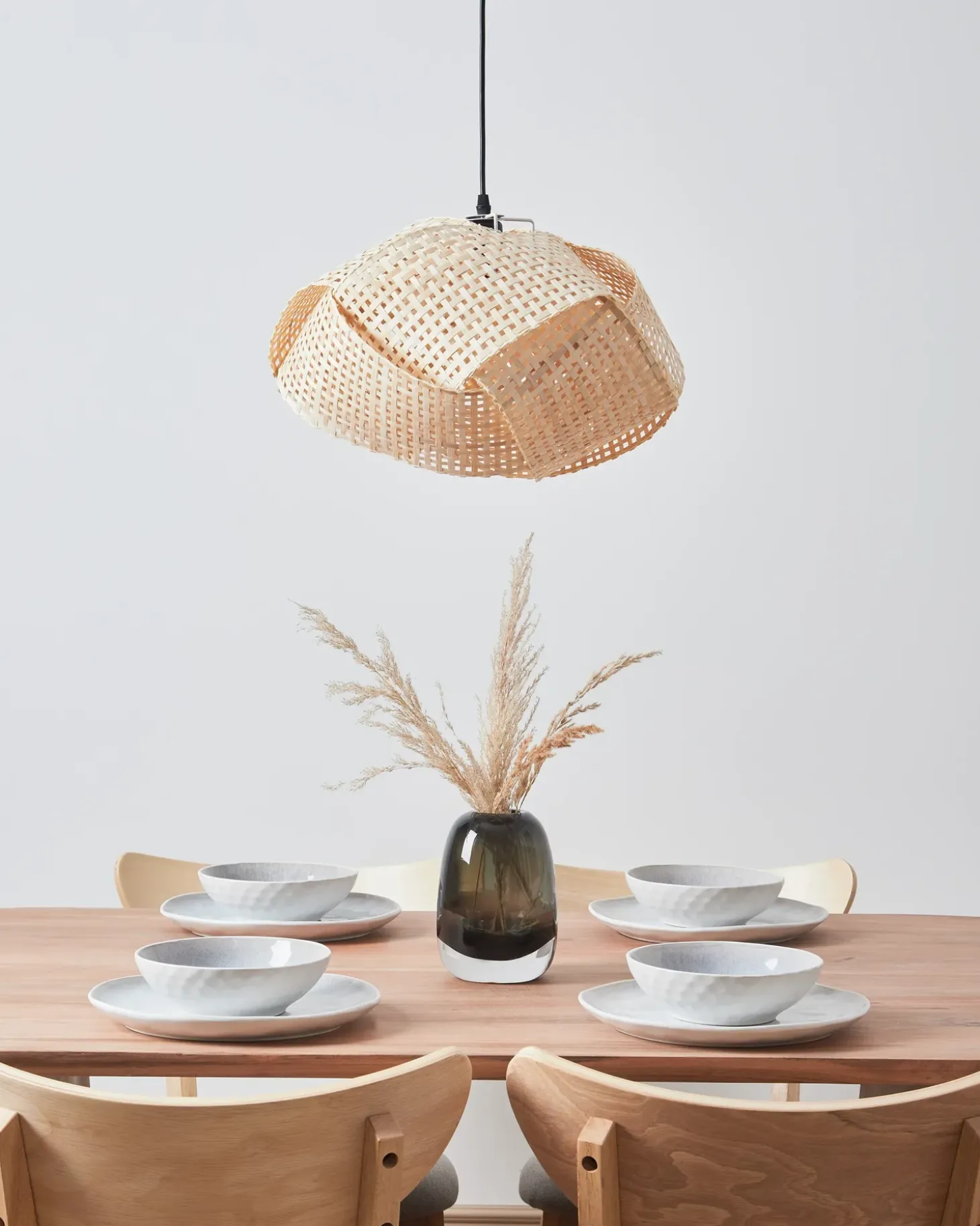 Loftlampe HALIL Bambus Beige