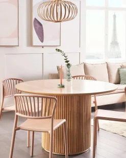 Loftlampe HAVEL Bambus Lysebrun