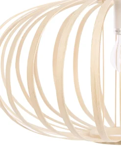 Loftlampe HAVEL Bambus Lysebrun