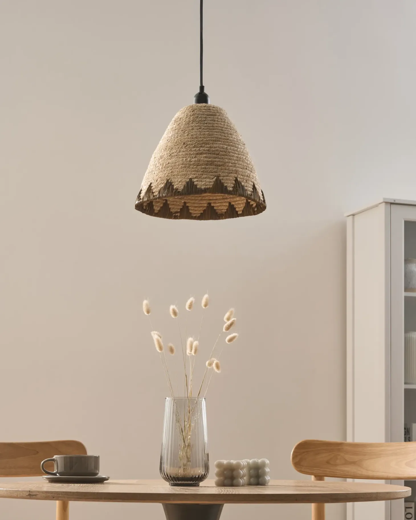 Loftlampe INKSI Flet Naturlig