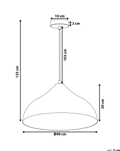 Loftlampe ISKAR Metal Sølv