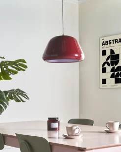 Loftlampe JOKU Metal Rød