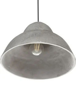 Loftlampe KABALEBO Papmaché Grå