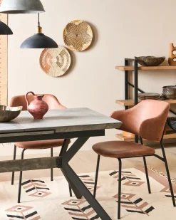 Loftlampe KABALEBO Papmaché Grå