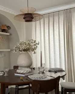 Loftlampe KABOMPO Rattan Brun