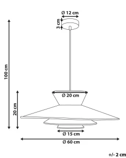 Loftlampe KABOMPO Rattan Brun