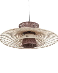 Loftlampe KABOMPO Rattan Brun