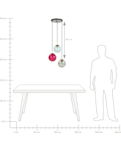 Loftlampe KANGAROO Metal Multifarvet