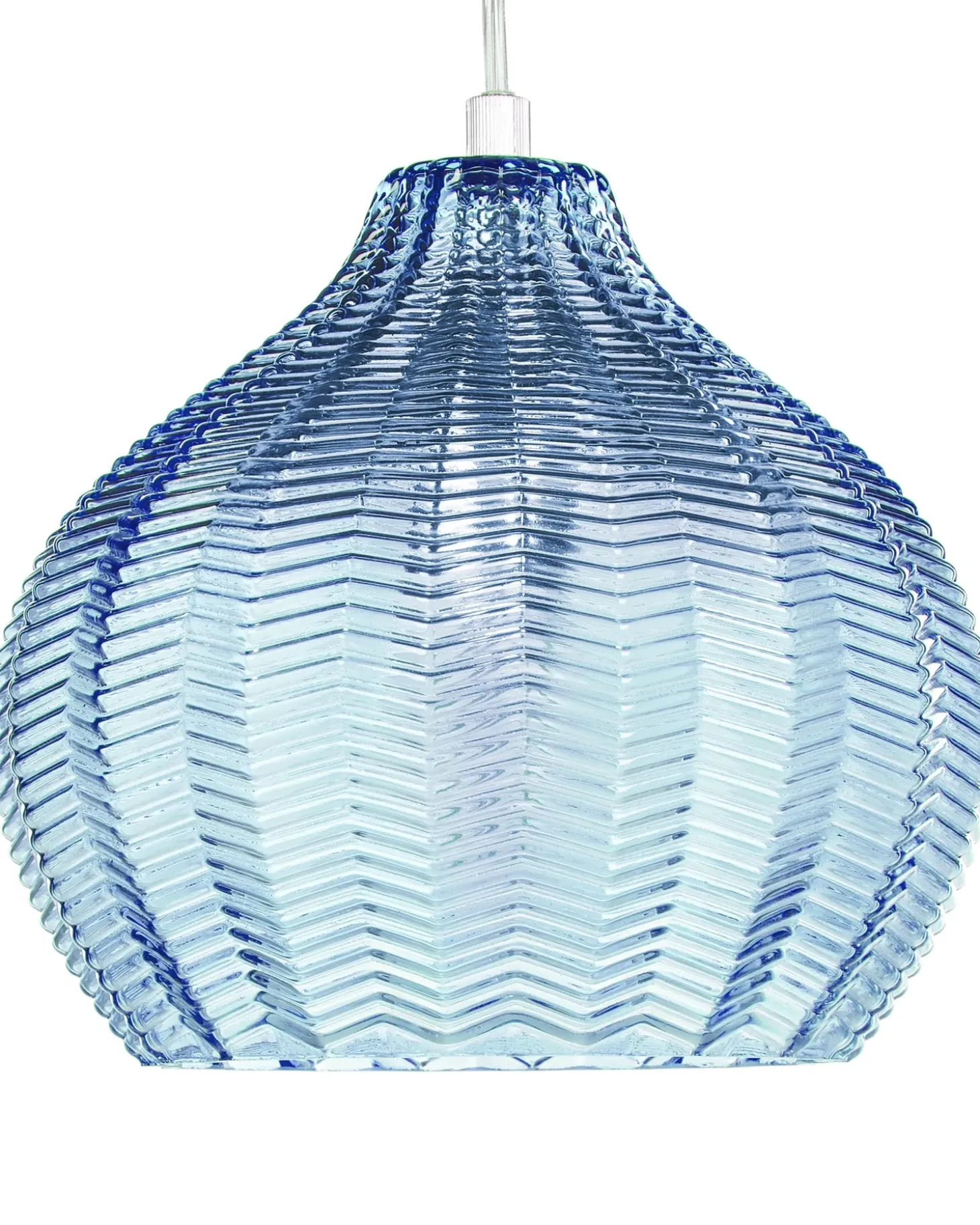 Loftlampe KEILA Glas Blå