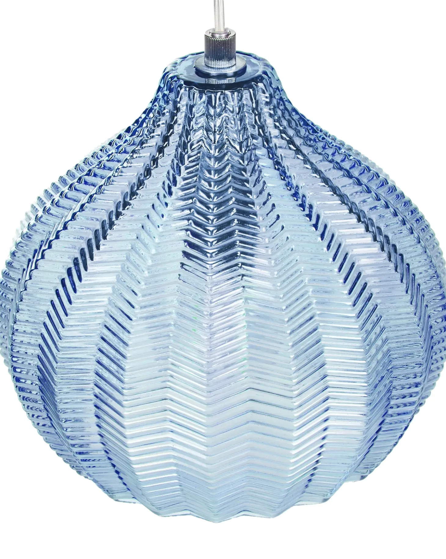 Loftlampe KEILA Glas Blå