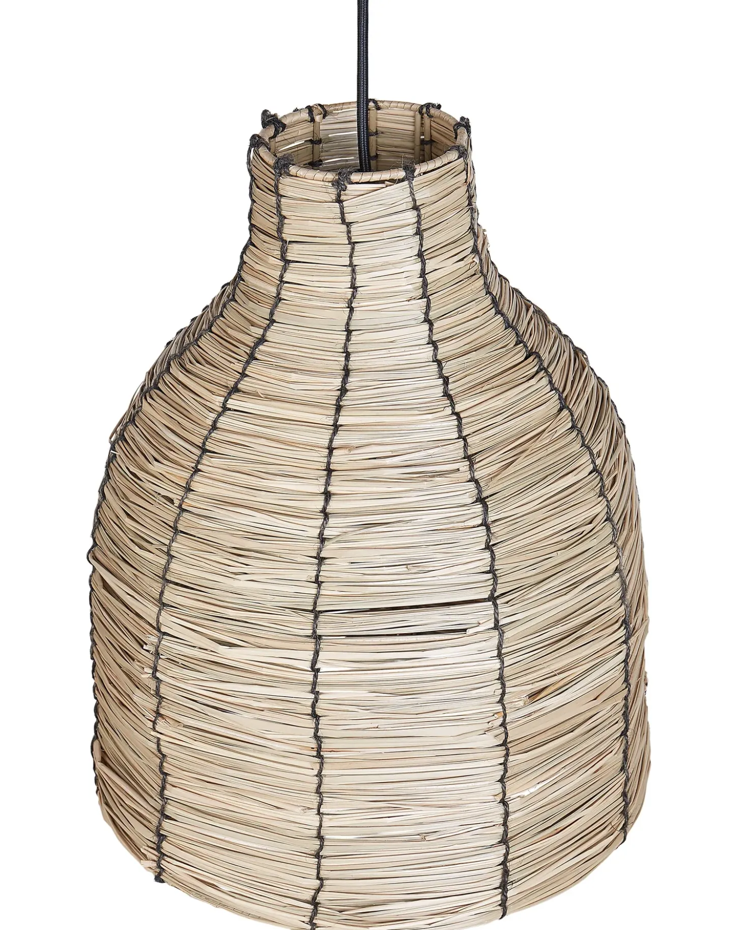 Loftlampe KELAKAS Flet Naturlig