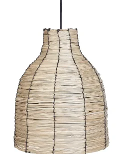 Loftlampe KELAKAS Flet Naturlig