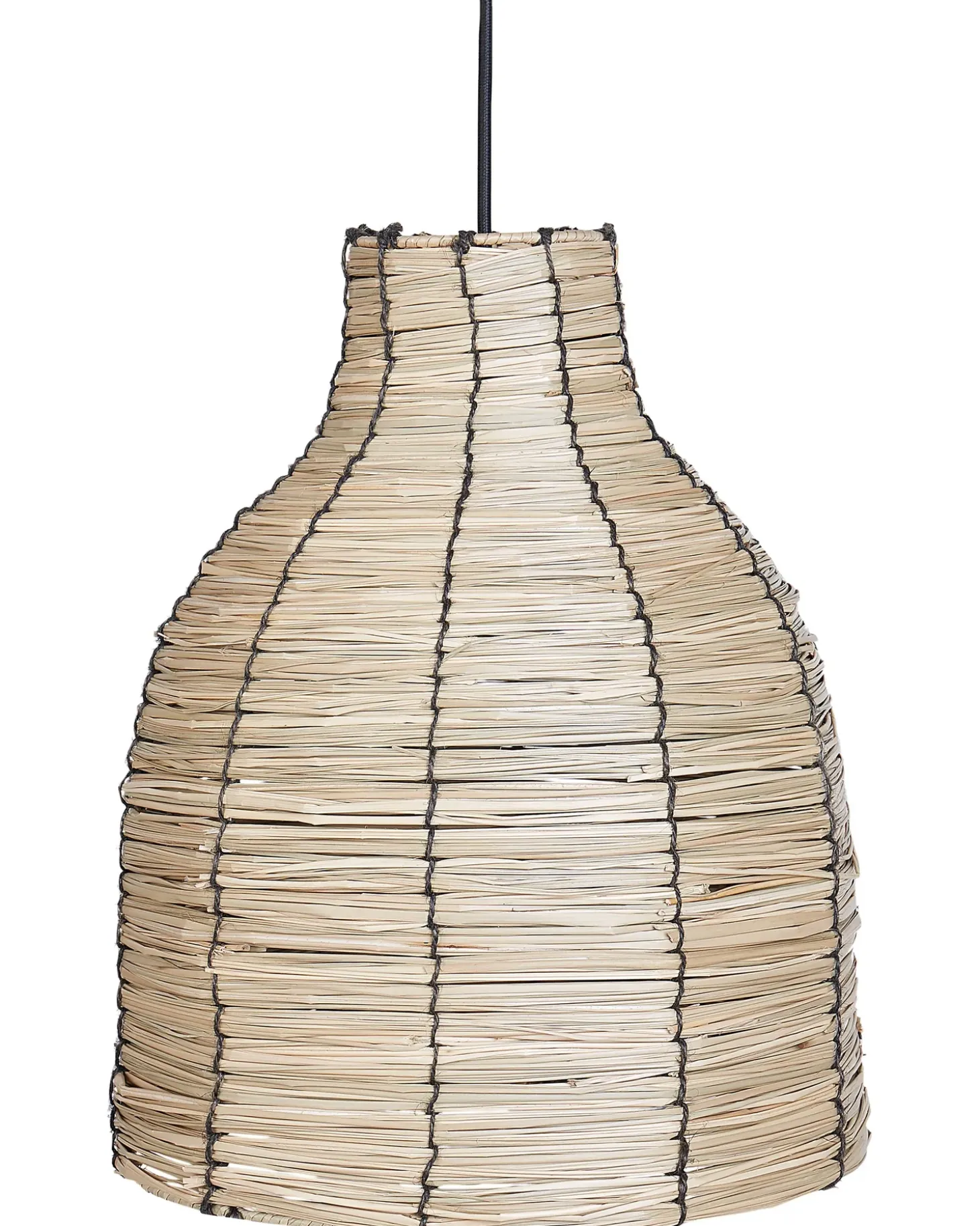 Loftlampe KELAKAS Flet Naturlig