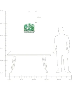 Loftlampe KELLS Grøn
