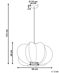 Loftlampe KIBI Rattan Naturlig