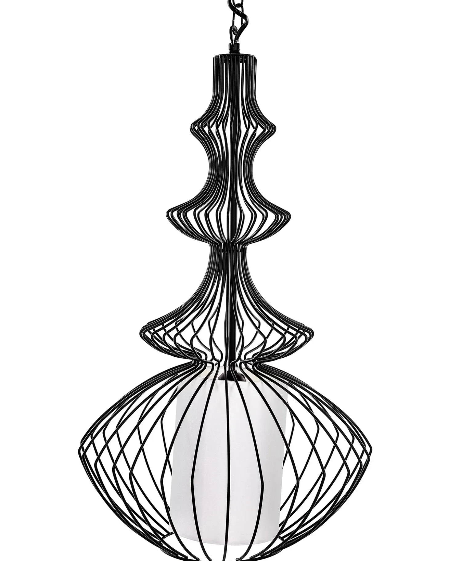 Loftlampe KOLVA Metal Sort