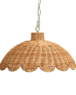 Loftlampe KUKULE Rattan Naturlig