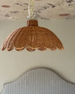 Loftlampe KUKULE Rattan Naturlig