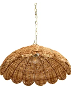 Loftlampe KUKULE Rattan Naturlig