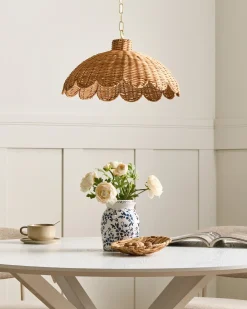 Loftlampe KUKULE Rattan Naturlig