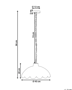 Loftlampe KUKULE Rattan Naturlig